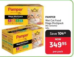 Makro PAMPER Wet Cat Food Mega Multipack offer