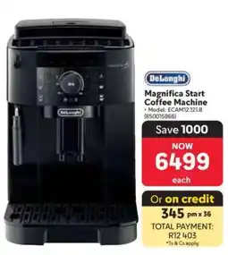 Makro DeLonghi Magnifica Start Coffee Machine offer