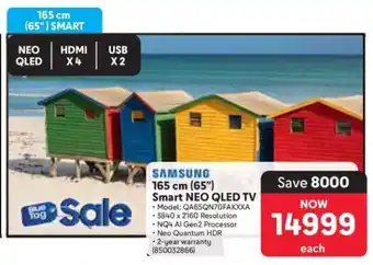 Makro Samsung 165 cm (65) Smart NEO QLED TV offer