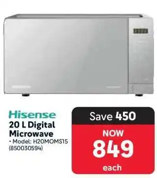 Makro Hisense 20 L Digital Microwave offer