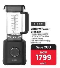 Makro EIGER 2000 W Power Blender offer