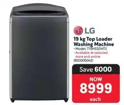 Makro LG 19 kg Top Loader Washing Machine offer