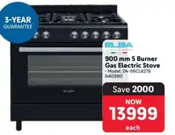 Makro 900 mm 5-Burner Gas Electric Stove offer