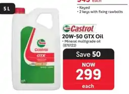 Makro Castrol 20W-50 GTX Oil offer