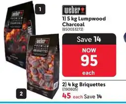 Makro Weber 5 kg Lumpwood Charcoal offer