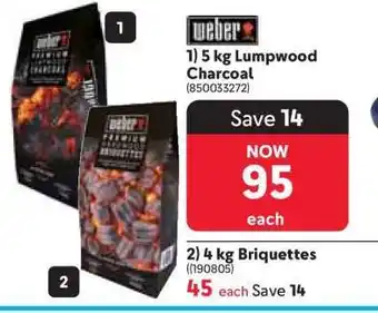Makro Weber 5 kg Lumpwood Charcoal offer