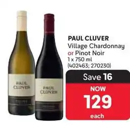 Makro PAUL CLUVER Village Chardonnay or Pinot Noir offer