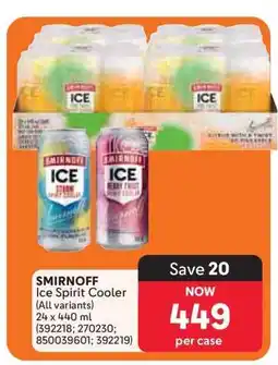 Makro SMIRNOFF Ice Spirit Cooler offer