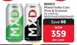 Makro REDD'S Mixed Vodka Cans (Pine & Guarana) offer