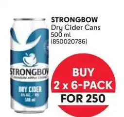 Makro Strongbow Dry Cider Cans offer