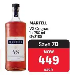 Makro Martell VS Cognac offer