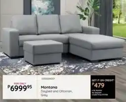 Bradlows Montana Daybed and Ottoman, Grey offer