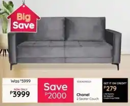 Bradlows Chanel 2 Seater Couch offer