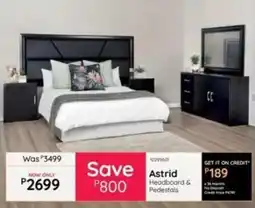 Bradlows Astrid Headboard & Pedestals offer
