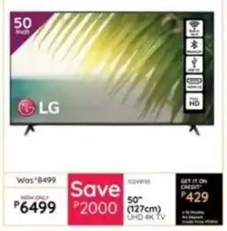 Bradlows LG 50" UHD 4K TV offer