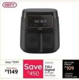 Bradlows Defy Digital Airfryer offer