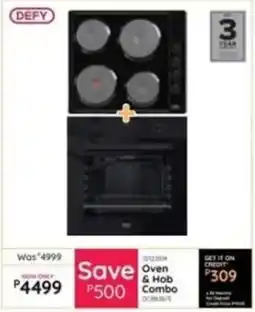 Bradlows Defy Oven & Hob Combo offer