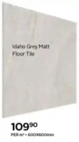 CTM Idaho Grey Matt Floor Tile offer