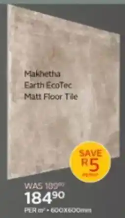 CTM Makhetha Earth EcoTec Matt Floor Tile offer