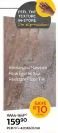 CTM Kilimanjaro Mawenzi Peak EcoTec Sip Resistant Floor Tile offer