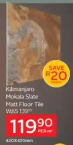CTM Kilimanjaro Mokala Slate Matt Floor Tile offer