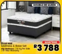 Furniture Liquidation Warehouse Dual Aid Mattress & Base Set offer