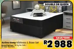 Furniture Liquidation Warehouse Active Sleep Mattress & Base Set offer