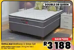 Furniture Liquidation Warehouse Ortho Aid Mattress & Base Set offer