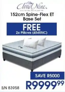 Hirsch's Cloud Nine 152cm Spine-Flex ET Base Set offer