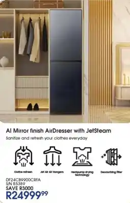 Hirsch's Samsung AI Mirror finish AirDresser with JetSteam offer