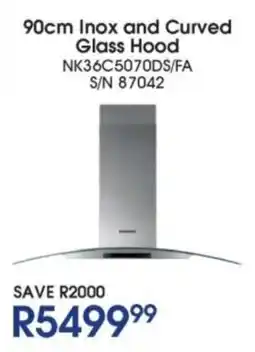Hirsch's Samsung Inox and Curved Glass Hood offer