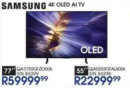 Hirsch's Samsung 55" 4K OLED AI TV offer