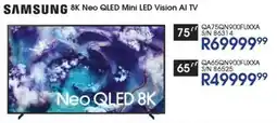 Hirsch's Samsung 75" 8K Neo QLED Mini LED Vision AI TV offer