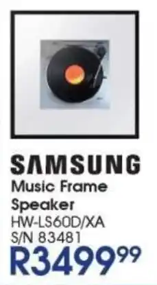 Hirsch's Samsung Music Frame Speaker offer