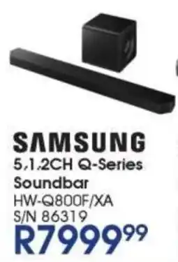 Hirsch's Samsung 5.1.2CH Q-Series Soundbar offer