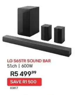 Hirsch's LG S65TR Sound Bar offer