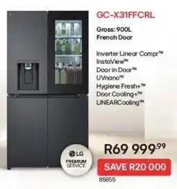 Hirsch's LG French Door Fridge offer