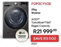 Hirsch's LG AI DD Washer offer