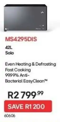 Hirsch's LG Solo Microwave offer