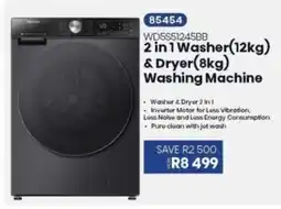Hirsch's Hisense 2 in 1 Washer & Dryer Washing Machine offer