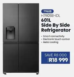 Hirsch's Hisense Side By Side Refrigerator offer