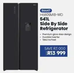 Hirsch's Hisense Side By Side Refrigerator offer