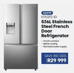 Hirsch's Hisense Stainless Steel French Door Refrigerator offer