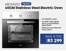 Hirsch's Hisense Stainless Steel Electric Oven offer
