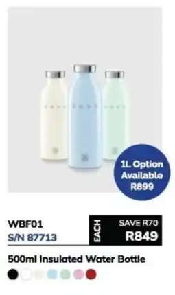 Hirsch's Smeg Insulated Water Bottle offer