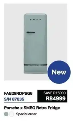 Hirsch's Porsche x SMEG Retro Fridge offer