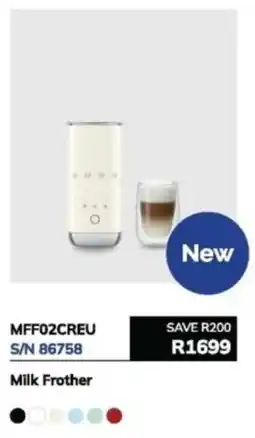 Hirsch's Smeg Milk Frother offer