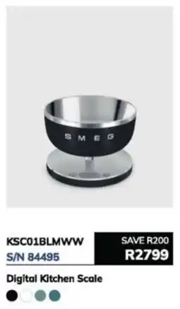 Hirsch's Smeg Digital Kitchen Scale offer