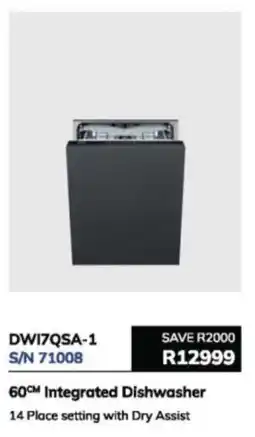 Hirsch's Smeg Integrated Dishwasher offer