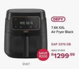 Hirsch's Defy XXL Air Fryer Black offer